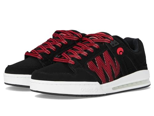 Image of Osiris Men's Pixel Trainer Black/White/Red 1196146 10 UK