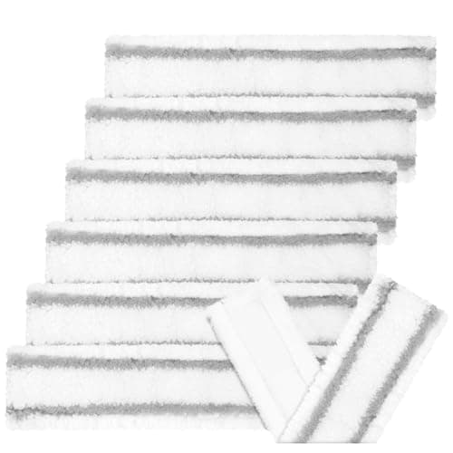 Image of Adiwo Window Vac Cleaning Pads for Karcher, 6Pcs Karcher Window Cleaning Machine Rag Replacement Pack, Compatible with Karcher WV1 WV50 WV75 Window Vacuum Cleaners（Gray）