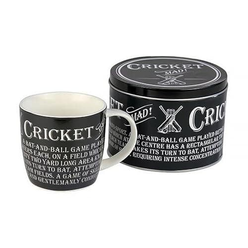 Image of Arora Ultimate Gift for Man 8809 Cricket Mug in Tin, Ceramic, White