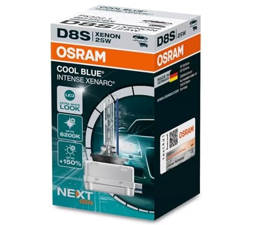 Image of Osram Xenarc Cool Blue Intense NextGen HID-Xenon bulb - D8S - 40V/25W - single piece (max. 6200K)