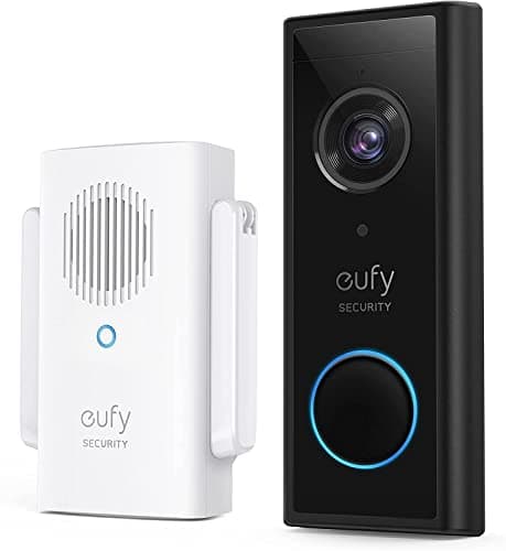Image of eufy Security Doorbell Camera Wireless S220 (S210)2K (Battery-Powered) with Chime, No Monthly Fee, On-Device AI for Human Detection, 16 GB Local Storage, 2-Way Audio Doorbell (Renewed)