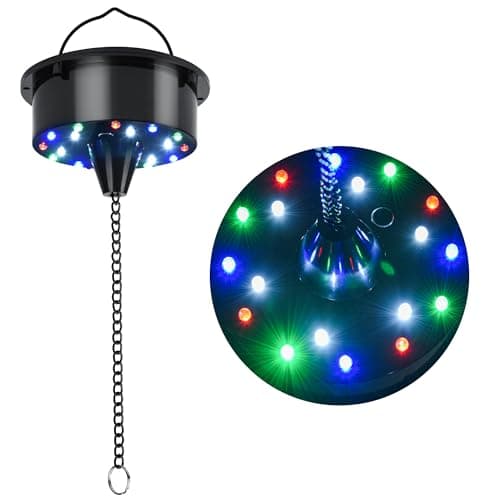 Image of NuLink 6 RPM Rotating Disco Ball Motor with Light Disco Mirror Balls Motor 2 Modes for Indoor Night Club, DJ, Party Decor