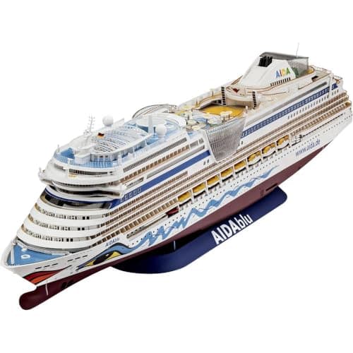 Image of Revell 05230 Cruise Ship AIDA (AIDAblu, sol, mar or stella) 1:400 Scale Unbuilt/Unpainted Plastic Model Kit