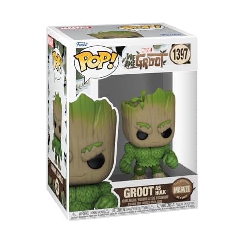 Image of Funko Pop! Marvel: WAG - Hulk - We Are Groot - Collectable Vinyl Figure - Gift Idea - Official Merchandise - Toys for Kids & Adults - TV Fans - Model Figure for Collectors and Display