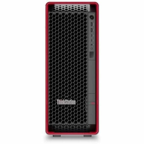 Image of Lenovo ThinkStation P8 30HH007TUS Workstation - 1 x AMD Ryzen Threadripper PRO 7945WX - 32 GB - 1 TB SSD - Tower - AMD WRX90 Chip - Windows 11 Pro - 1 x NVIDIA 4 GB Graphics - NVMe, Serial ATA Control