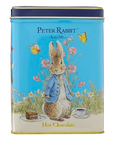Image of Peter Rabbit Hot Chocolate 250g Tin Drinking Chocolate with Beatrix Potter Design