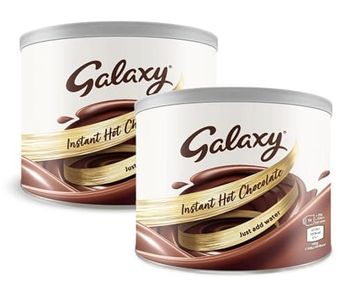 Image of Instant Hot Chocolate 2 x 1kg Galaxy Smooth & Creamy Approximately 40 Servings Per Pack Boxed By red rainbow