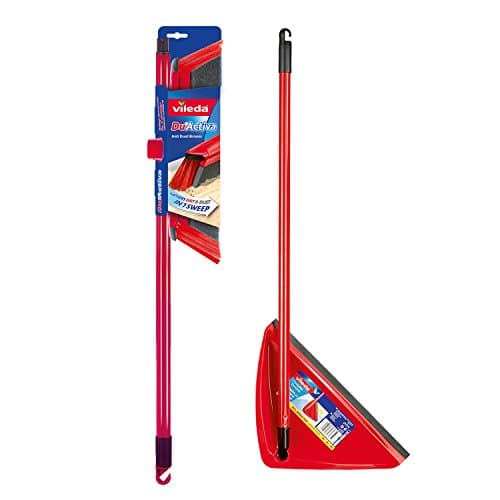 Image of Vileda 157590 DuActiva Anti Dust Broom Plus Long Handle Dustpan