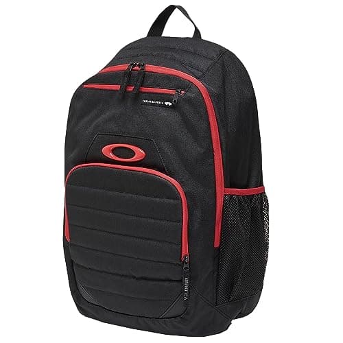 Image of Oakley Unisex's Enduro 25lt 4.0 Backpack, Black/Red, One Size