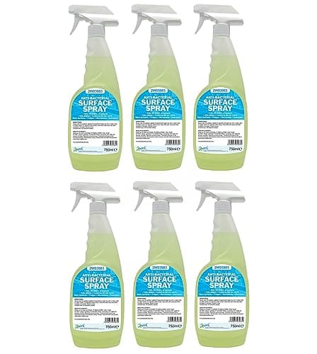 Image of 2Work Antibacterial Surface Spray 750ml (Pack of 6) 2W04586