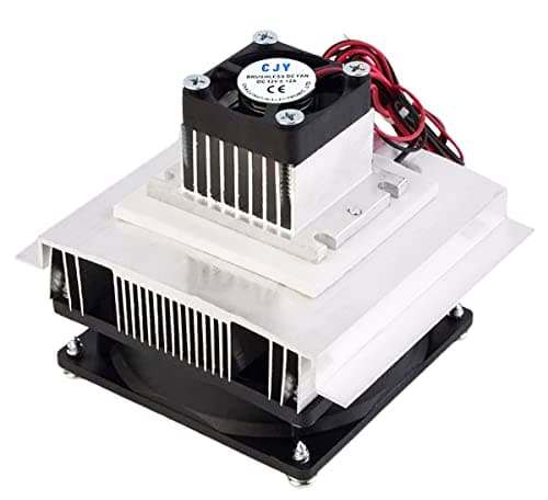 Image of Yrhrol DC 12V DIY Thermoelectric Peltier Refrigeration Cooling System Kit Semiconductor Cooler Heat Sink Conduction Module Fridge Mini Air Conditioner Refrigeration
