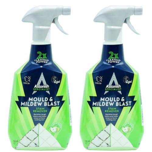 Image of Astonish Specialist Extra Strength Mould & Mildew Stain Blaster Spray, for Fast Mould Removal, 2 x 750ml