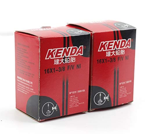 Image of Kenda 2 pcs Inner Tubes 16 Inch 349 1 3/8 for Brompton Bike Presta (F/V)