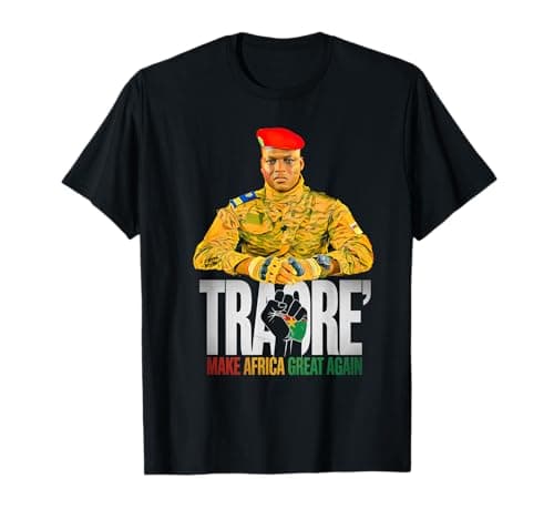 Image of Make Africa Great Again - Ibrahim Traoré / Thomas Sankara T-Shirt