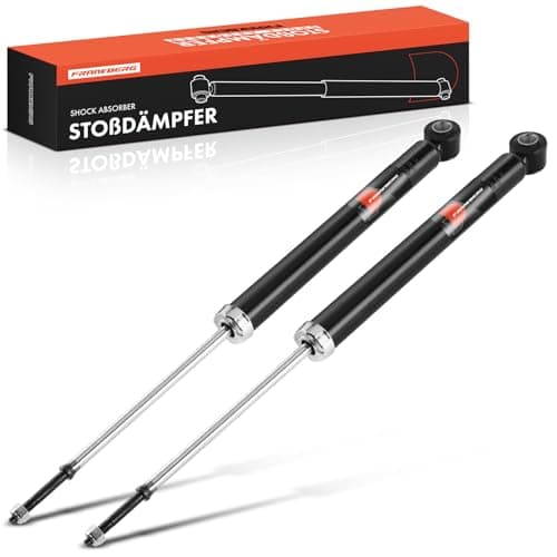 Image of Frankberg 2x Shock Absorber Strut Rear Left Right 600mm Gas pressure Compatible with Micra III K12 1.0L-1.6L 2003-2010 Replace# 343807, 56210AX627