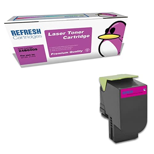 Image of Refresh Cartridges Remanufactured Toner Cartridge Replacement for Lexmark 24B6009 (Magenta)