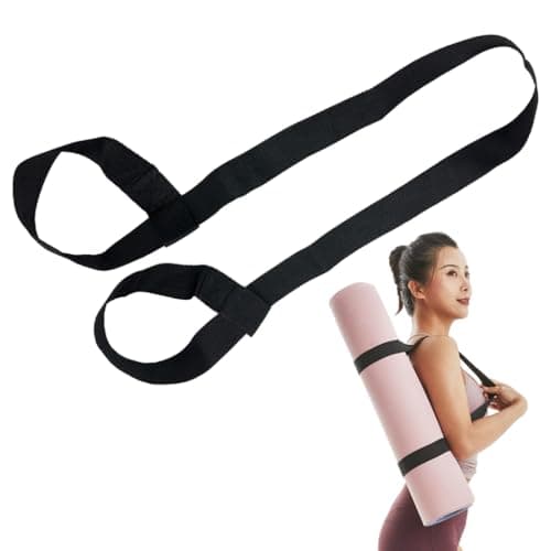 Image of BAVALIN Yoga Mat Strap for Carrying - Cotton Yoga Mat Carry Strap Sling, Adjustable Loops for all Mat Sizes(Yoga Mat not included)