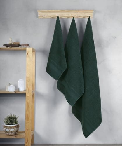 Image of Sterling Mill 600 GSM Turkish Cotton Towels (Pack of 3) – Ultra Soft, Highly Absorbent & Durable, Luxury Towels Set – Ring-Spun Cotton - 50cmx90cm, 70cmx125cm, 100cmx150cm