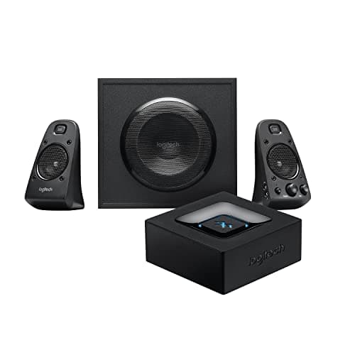 Image of Logitech Z623 THX 2.1 Speaker System with Subwoofer, THX Certified Audio,3.5mm & RCA Inputs, Easy Controls, PC/PS4/Xbox/DVD Player/TV/Smartphone/Tablet + Bluetooth Receiver/Bluetooth Audio Adapter