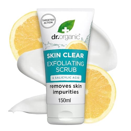 Image of Dr Organic Skin Clear Exfoliating Scrub 150ml