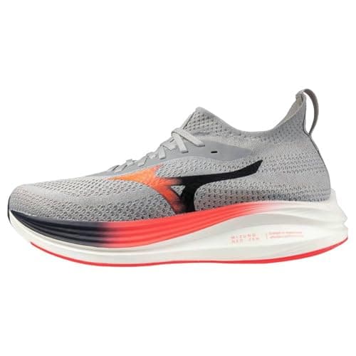 Image of Mizuno Neo Zen Men's Running Shoes, Harbor Mist/Fiery Coral 2/Baritone Blue - 11 UK