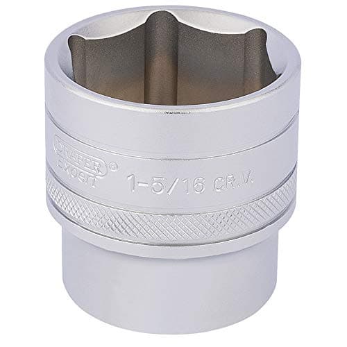 Image of Draper 16640 6 Point Imperial Socket, 1/2" Square Drive, Blue