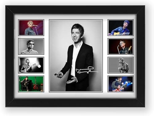 Image of Noel Gallagher's High Flying Birds Signed Poster Print - Limited Edition Autograph Fan Gift – Collectible Memorabilia Merchandise (Unframed A4 (30x21cm))