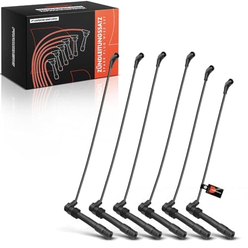 Image of Frankberg 6x Ignition cable set Compatible with P.a.s.s.a.t 3B2 A4 8D2 A6 4A2 A6 Avant 4A5 Superb I 3U4 P.a.s.s.a.t Variant 3B6 A4 8E2 A6 4B2 Replace# 078905113