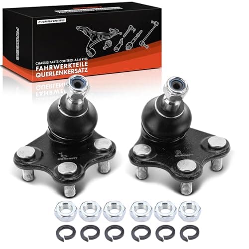 Image of Frankberg 2x Ball Joint Assembly Front Axle Compatible with A1 8X1 8XK 1.2L 1.4L 1.6L 1.8L 2.0L 2010-2018 Cordoba 6L2 1.2L 1.4L 1.6L 1.9L 2.0L 2002-2009 Ibiza III 6L1 Replace# 6R0407365