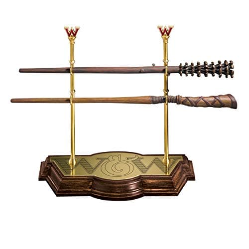 Image of The Noble Collection Harry Potter Weasley Wand Collection With Display Stand - 17in (43cm) Resin Fred & George Weasley Wands - Officially Licensed Film Set Movie Props Gifts