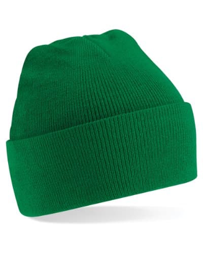 Image of Beechfield Original Cuffed Beanie Colour=Kelly Green Size=O/S