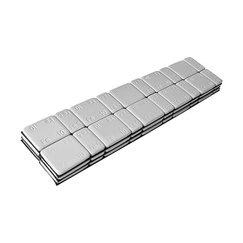 Image of ZERINT WW-15RG60 (5g + 10g) x 5 Adhesive Stick on Wheel Weights for Automobiles, Trucks, SUVs & Motorcycles, mellow style 6 strips