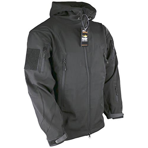 Image of Kombat UK Men's Patriot Soft Shell Jacket - Black, Medium