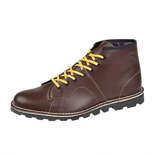 Image of Grafters UNISEX Original Leather Monkey Boots Wine