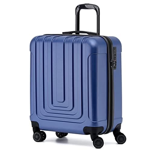 Image of Flight Knight Premium Hard Shell Lightweight Cabin Suitcase - 8 Spinner Wheels - Built-in TSA Lock & USB Port - Luggage Approved for Airlines Including easyJet Large Cabin - 56x45x25cm