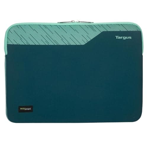 Image of Targus Pulse 13-14" Laptop Sleeve – Green | Slim Protective Case for MacBook, Chromebook & Ultrabook, Lightweight, Water-Resistant, Durable Travel Bag