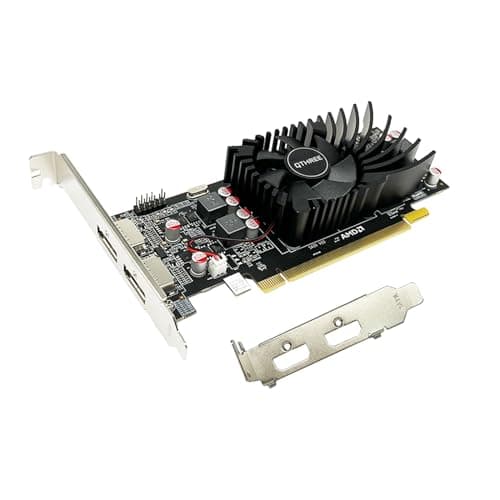 Image of QTHREE AMD Radeon R7 240 Graphics Card,2GB128 Bits GDDR5 Memory,PCI Express x8,2X HDMI,Low Profile Video Card for PC Office Working,GPU
