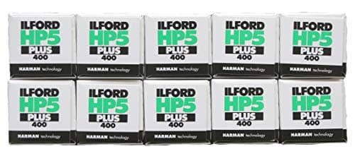 Image of Ilford HP5+ Black & White, 400asa, 120, multipack of 10 [Camera]
