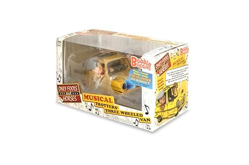 Image of Sporting Profiles Only Fools and Horses Bobble Head Buddies Bobblehead Musical Trotters Three Wheeled Van Reliant Regal Robin Van