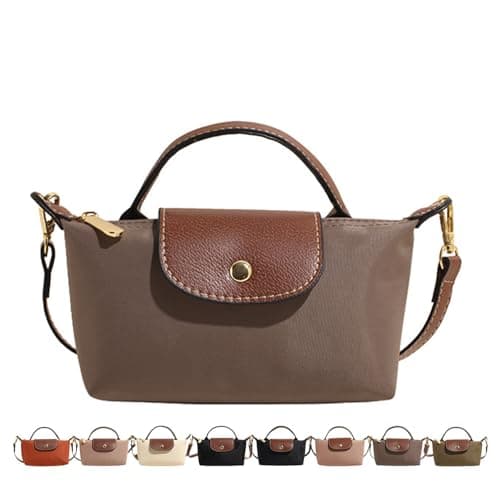 Image of Fashion Mini Crossbody Bag with Adjustable Strap for Women, Crossbody Tote Bag for Women, coffee