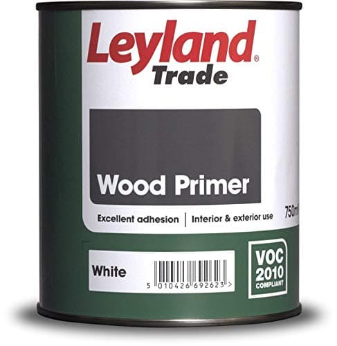 Image of Leyland Trade Wood Primer - White 750ml