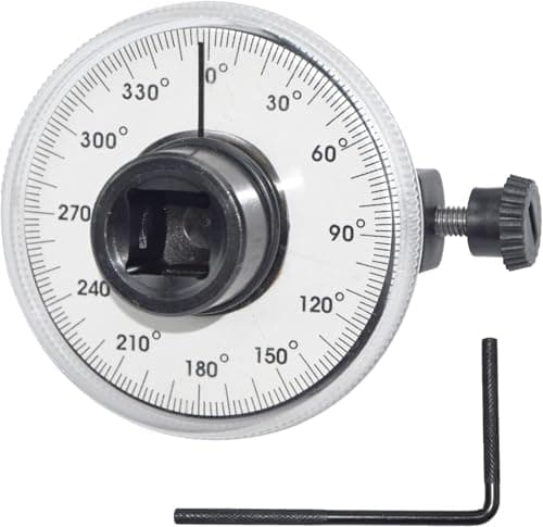 Image of CENWOTL Angular Torque Gauge 1/2" Drive 360 Degree Adjustable Torque Meter Wrench Set