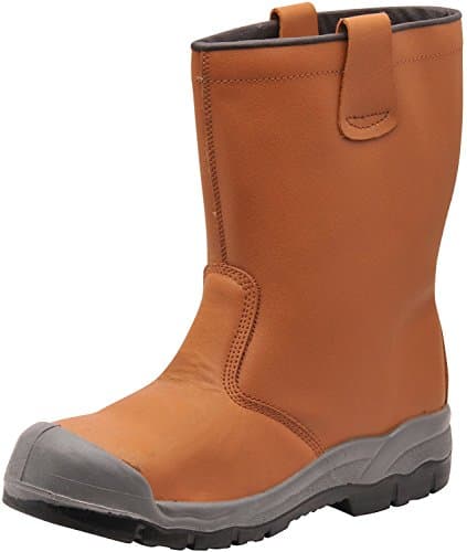 Image of Portwest Steelite Rigger Boot S1P CI (With scuff cap), Size: 47, Colour: Tan, FW13TAR47