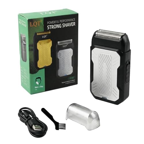 Image of Foil Shaver with Pop Up Trimmer,Electric Razor for Men,Mini Shavers for Men Waterproof,Beard Trimmer for Men,Travel Razors Trimmer Wet & Dry (Silver)