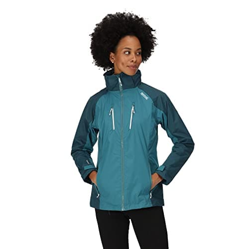Image of Regatta Women's Calderdale Iv Jackets Waterproof Shell, DrgnFly/Refl, 12 UK