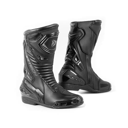 Image of MAXIMO-MOTO Waterproof Motorcycle Boots for Men Durable and Stylish Motorbike Boots & Shoes for Perfect for Racing Riding (Black, UK Footwear Size System, Adult, Men, Numeric, Medium, 11)