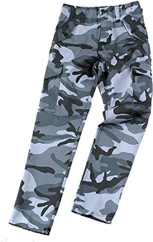 Image of Blue Castle/Boston Army Cargo Camo Combat Work Trousers - Midnight Blue Camo - 30 Waist 33 Leg