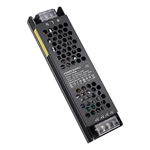 Image of REYLAX 24V LED Driver 150W 6.25A, Transformer 240V to 24V DC, Constant Voltage Power Supply, Low Voltage Transformer, Electronic Converter for Strips, Light Bulb, LED Downlights