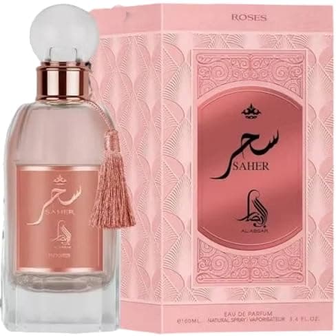 Image of Saher Roses Eau De Parfum 100ml for Women - Fresh Rose Floral Perfume with Musk, Vanilla & Amber Notes