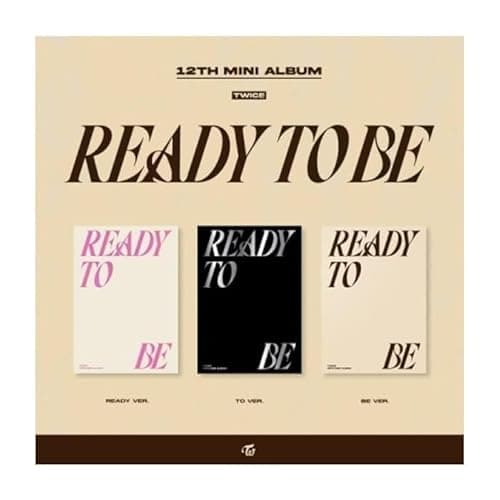 Image of TWICE READY TO BE 12th Mini Album CD+POB+Folding poster on pack+Photobook+Postcard+Message photocard+Photocard+Tracking (BE Version)